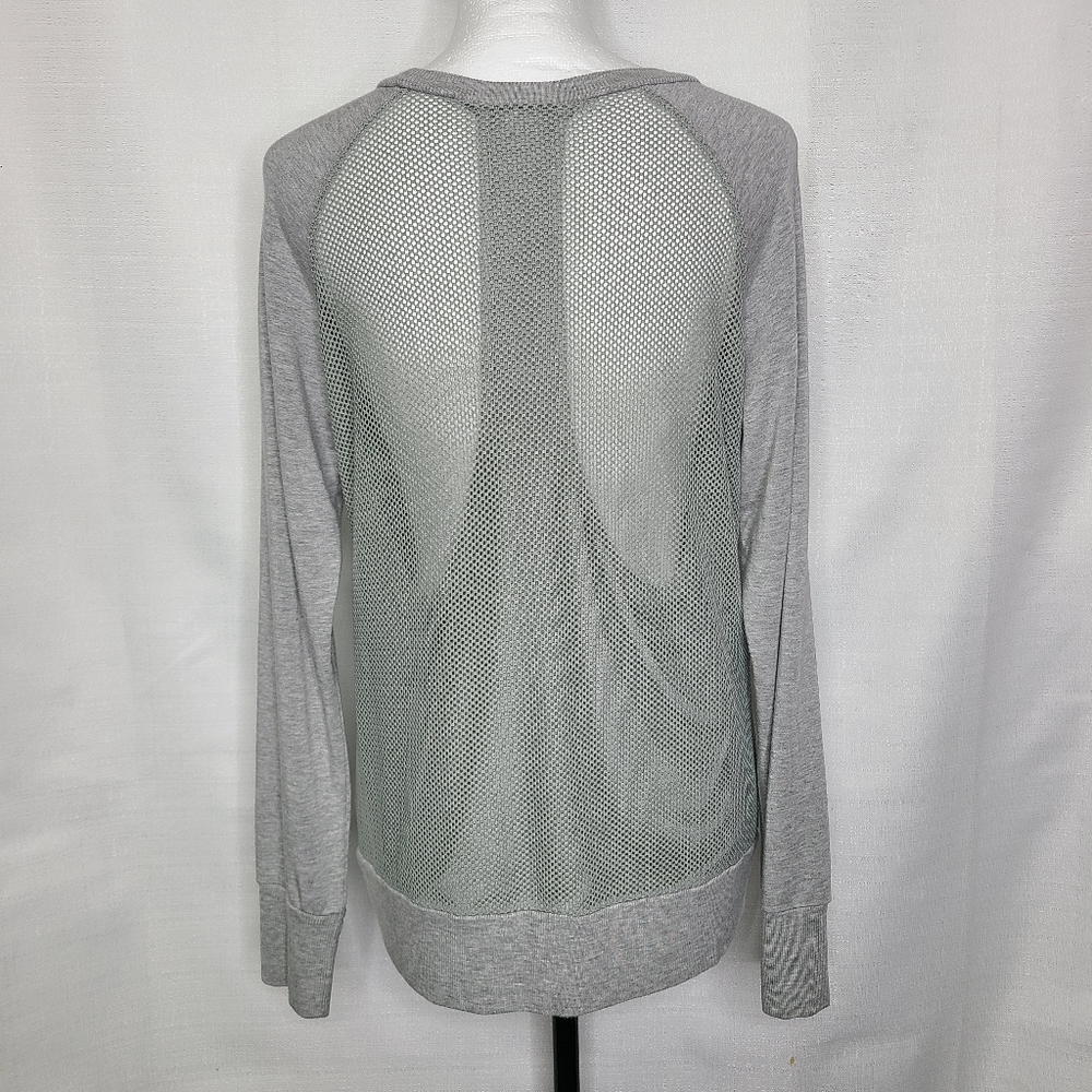 Splits Fifty Nine 59 Workout Athletic Sweatshirt Size Medium‎ Gray Mesh Back